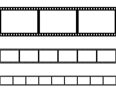 kesintisiz film şeridi film şeridi vektör 