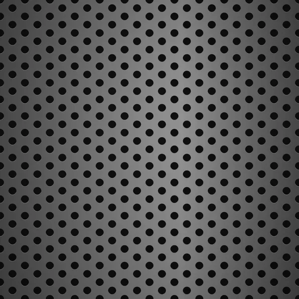 Fond de grille métallique avec trous — Image vectorielle