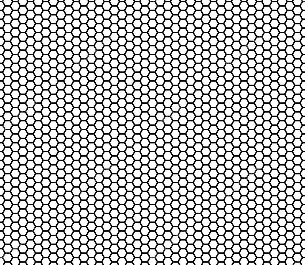 Seamless honeycomb pattern Vector background