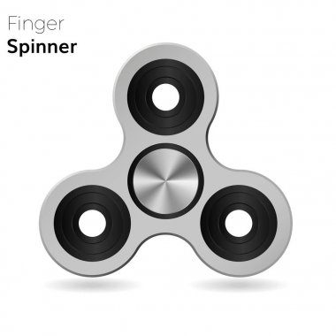parmak spinner gerçekçi vektör oyuncak 3d 