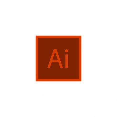 AI (yapay zeka) harfleri simge logo vektör 