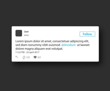 Sosyal ağ yazı vektör çerçeve 