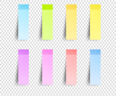 etiket yapışkan kağıt yer imleri sonrası 