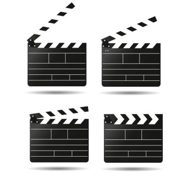 Film kurulu vektör clapper alkış 