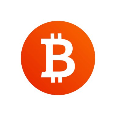 Bitcoin simge vektör 