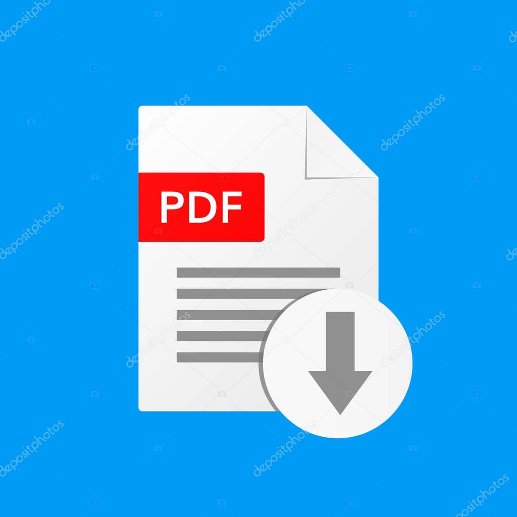 pdf document vector download pdf  file format 