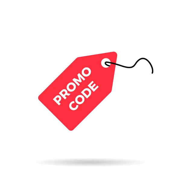 Red discount label sale price icon — стоковый вектор