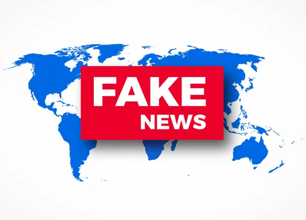 Fake-News-Falschmeldung — Stockvektor