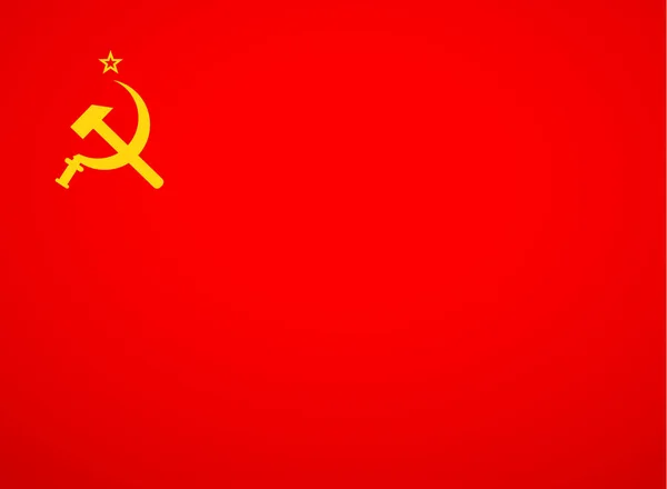 Векторний прапор СРСР — стоковий вектор