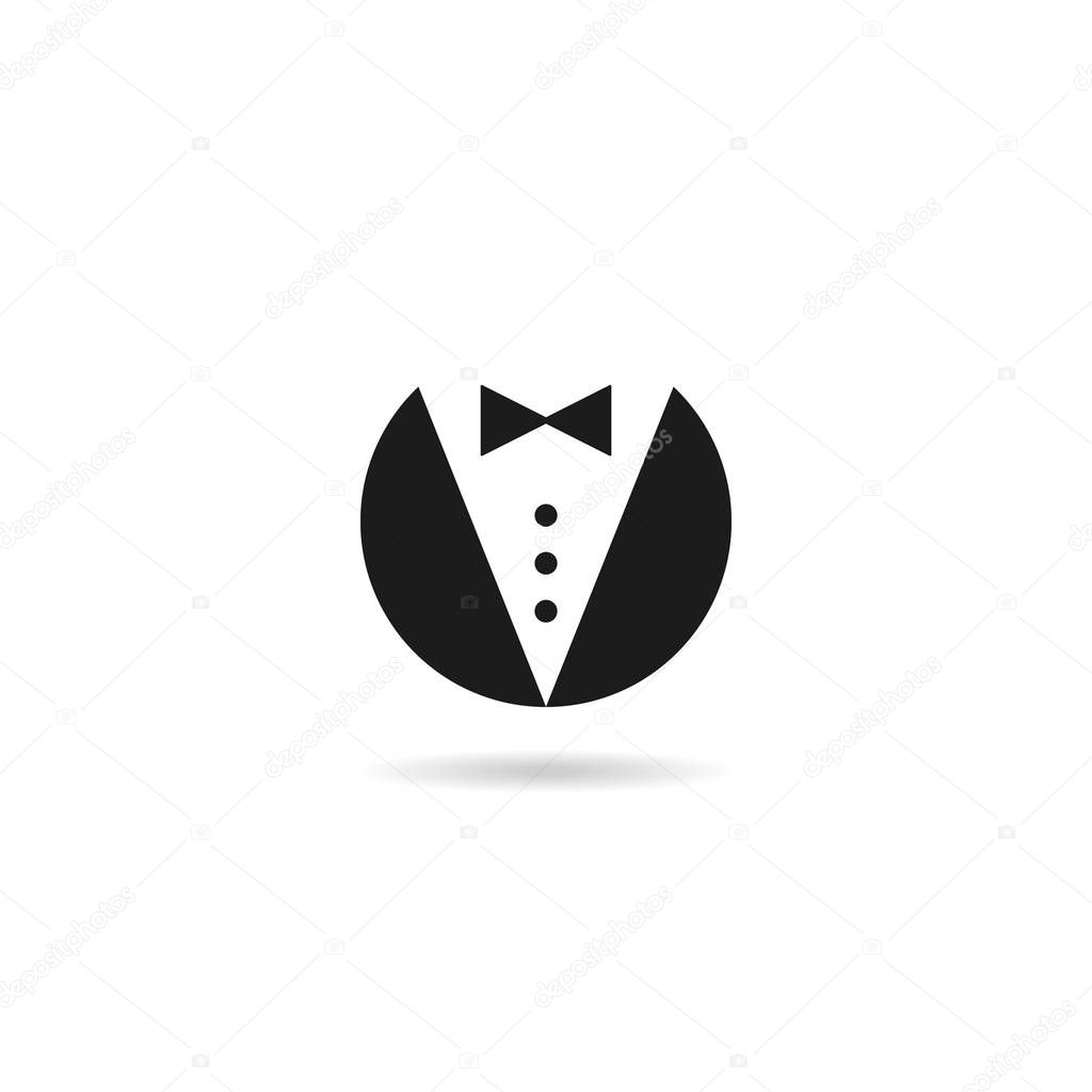 Butler gentleman icon  vector business man symbol