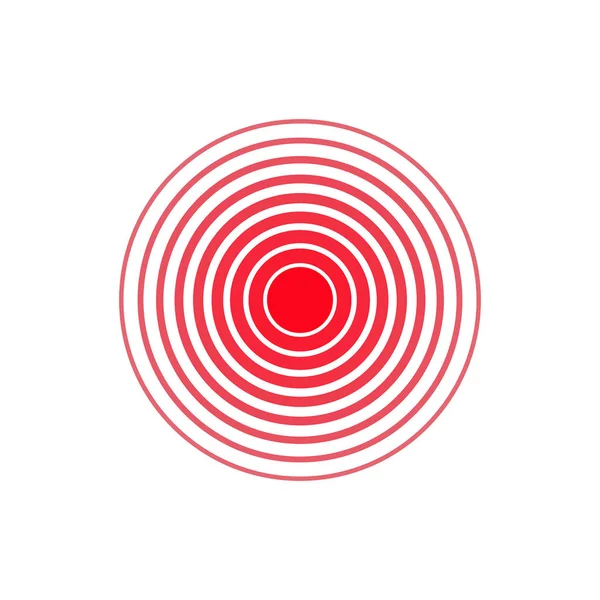 Cercle de douleur vecteur — Image vectorielle