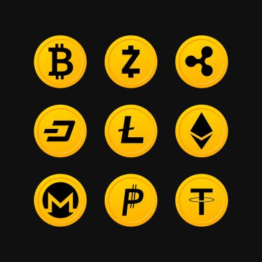 cryptocurrency simgeler kümesi
