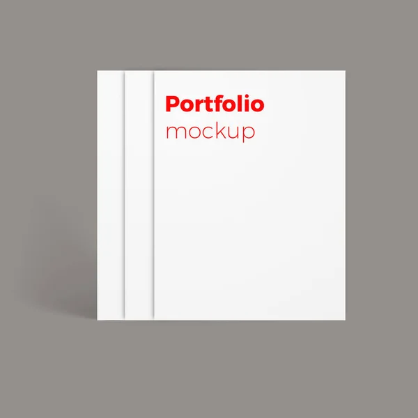 Portfólio vetor mockup —  Vetores de Stock