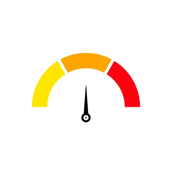 Meter scale vector — Stock Vector