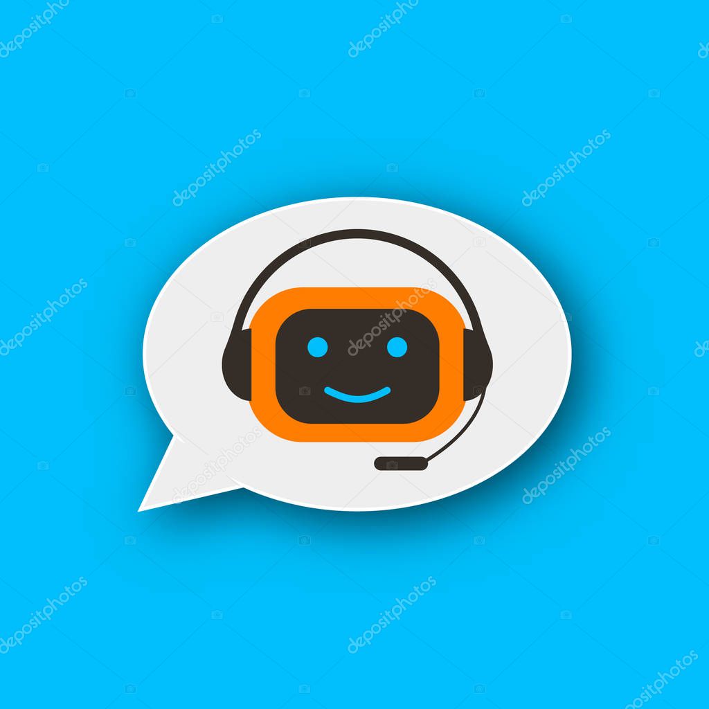 Chatbot concept icon