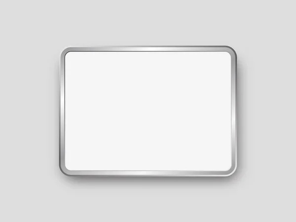 Tablette PC avec maquette d'écran vierge — Image vectorielle