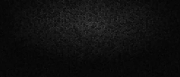 Mörk abstrakt bakgrund med bikaka hexagoner. — Stock vektor