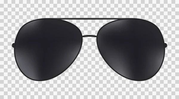 Fliegerpolizisten isolierten Sonnenbrille . — Stockvektor