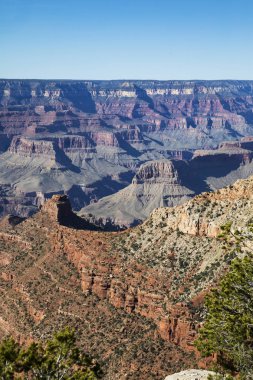 Büyük Kanyon güzel renkler