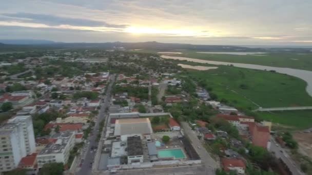 Corumba je město Mato Grosso do Sul, Pantanal — Stock video