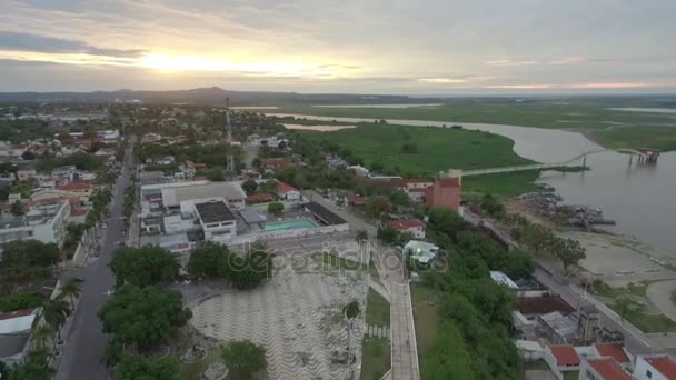 Kota Corumba, di Mato Grosso do Sul, Pantanal — Stok Video