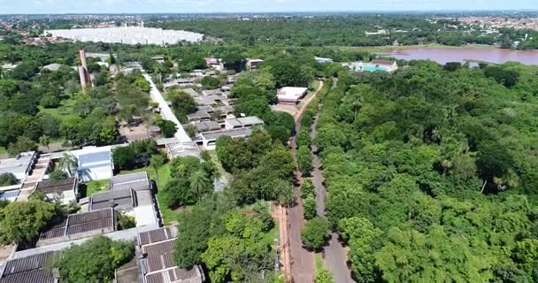 UFMS Mato Grosso Federal Üniversitesi do Sul Havacılık Görüntü — Stok video