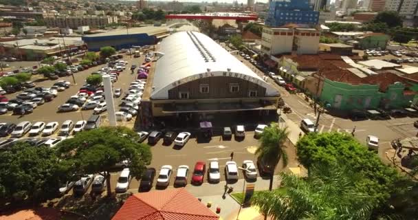 Mercado do município da cidade de Campo Grande — Vídeo de Stock