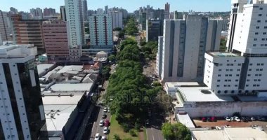 Merkezi olan şehir, campo grande, Avenida Afonso pena