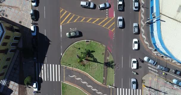 Κέντρο της η πόλη του campo grande στο Avenida Afonso pena — Αρχείο Βίντεο