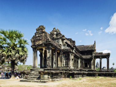 ankgor wat ünlü tapınağı ayrıntı siem yakınındaki biçmek Kamboçya