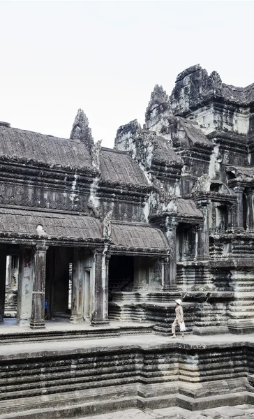 Ankgor wat berömda landmärke templet detalj nära siem reap Kambodja — Stockfoto