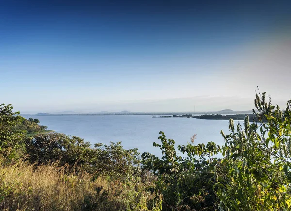 Vista lago tana vicino bahir dar ethiopia — Foto Stock