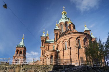 Bahriyeli Ortodoks kilise katedral ünlü dönüm noktası helsinki c