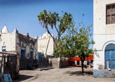 Yerel Mimari Merkezi massawa sokak eski kasaba Eritre
