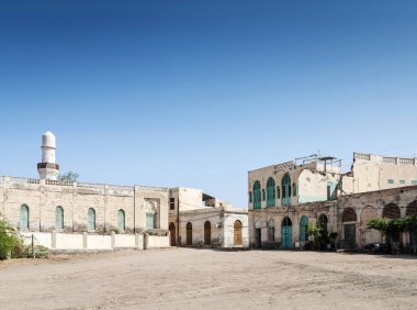 Yerel Mimari Merkezi massawa sokak eski kasaba Eritre