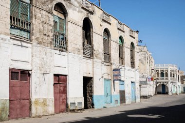 Yerel Mimari Merkezi massawa sokak eski kasaba Eritre