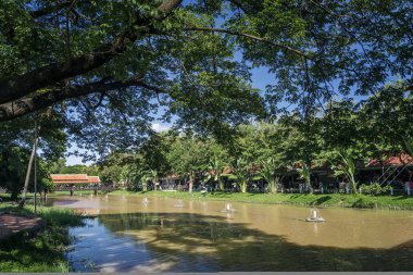 Nehirde Merkezi siem biçmek Kamboçya'da eski şehir bölgesi