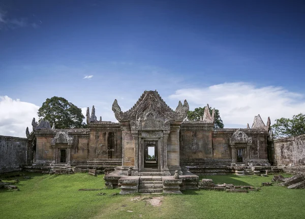 Preah vihear berömda antika tempel ruiner landmärke i Kambodja — Stockfoto