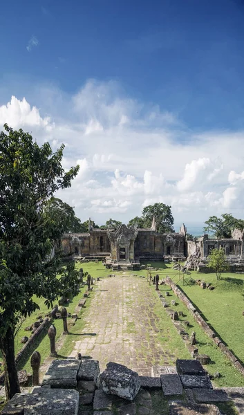 Preah vihear famoso templo antigo ruínas marco na cambodia — Fotografia de Stock