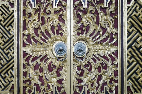 Pura Goa Lawah templo hindu detalhe exterior na indonésia bali — Fotografia de Stock