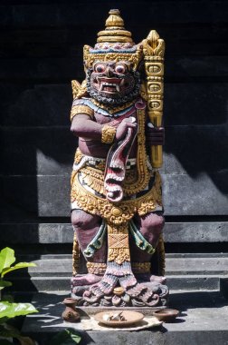 bali Tapınağı Endonezya geleneksel balinese hindu heykelleri