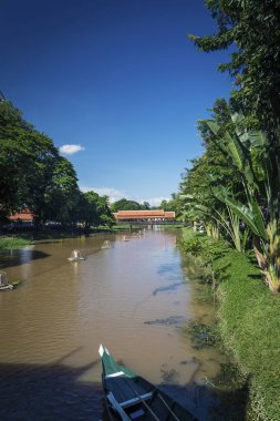 Nehirde Merkezi siem biçmek Kamboçya'da eski şehir bölgesi