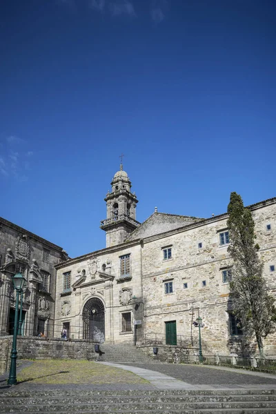 Historiska gamla stan i santiago de compostela Spanien — Stockfoto