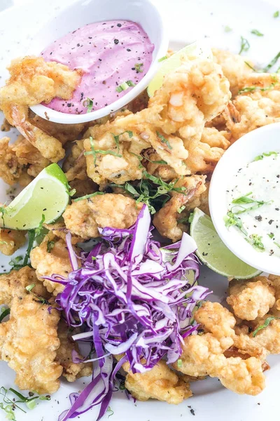 gizliliğe tempura deniz ürünleri modern füzyon gurme yemek mutfağı mea