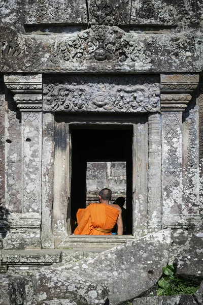 Landmark Kamboçya Preah Vihear antik Khmer Tapınağı kalıntıları — Stok fotoğraf