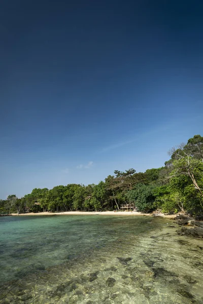 Zatoka Treehouse Koh Kijów Raj Wyspa Pobliżu Sihanoukville Kambodży — Zdjęcie stockowe