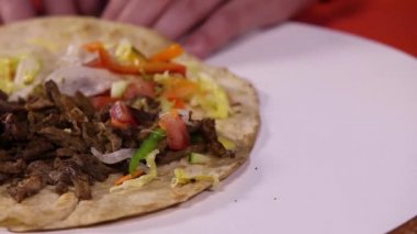 Pita ekmeği sandviç 