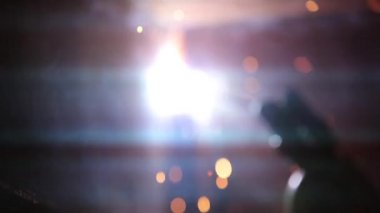 Alev kaynak yakın çekim