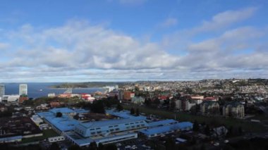 Valparaiso şehir hareket bulutlar