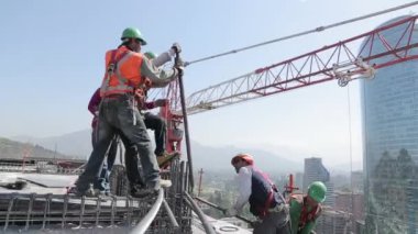 İnşaat site çalışanları